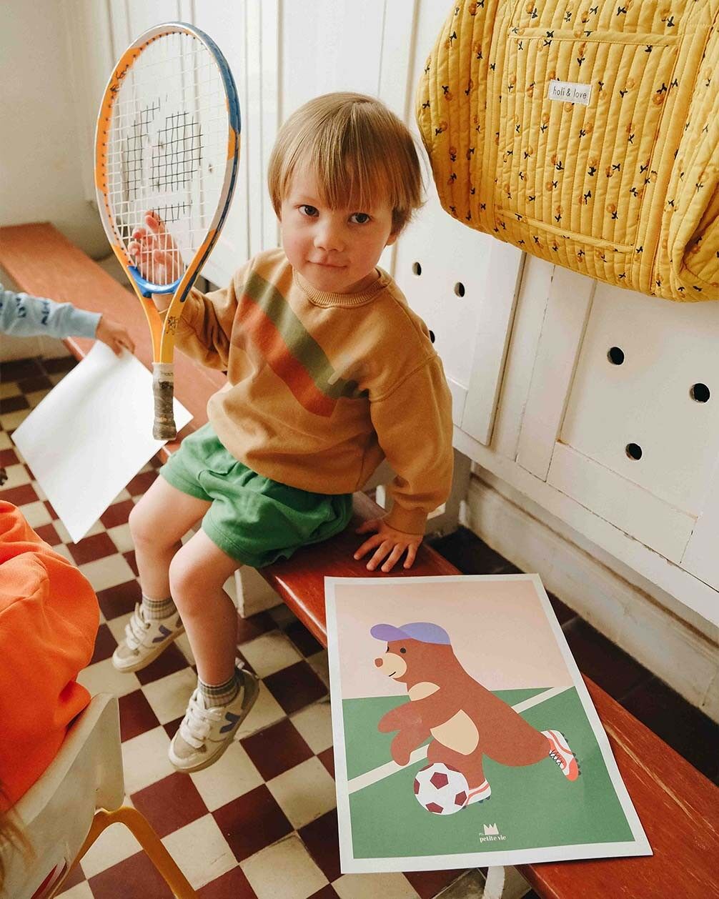 Affiche A3 - Ours foot