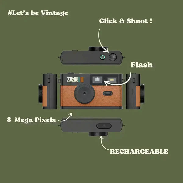 Appareil photo TimeLens® Marron