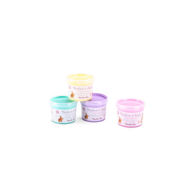 Pots de peinture à doigts - Les Rosalies