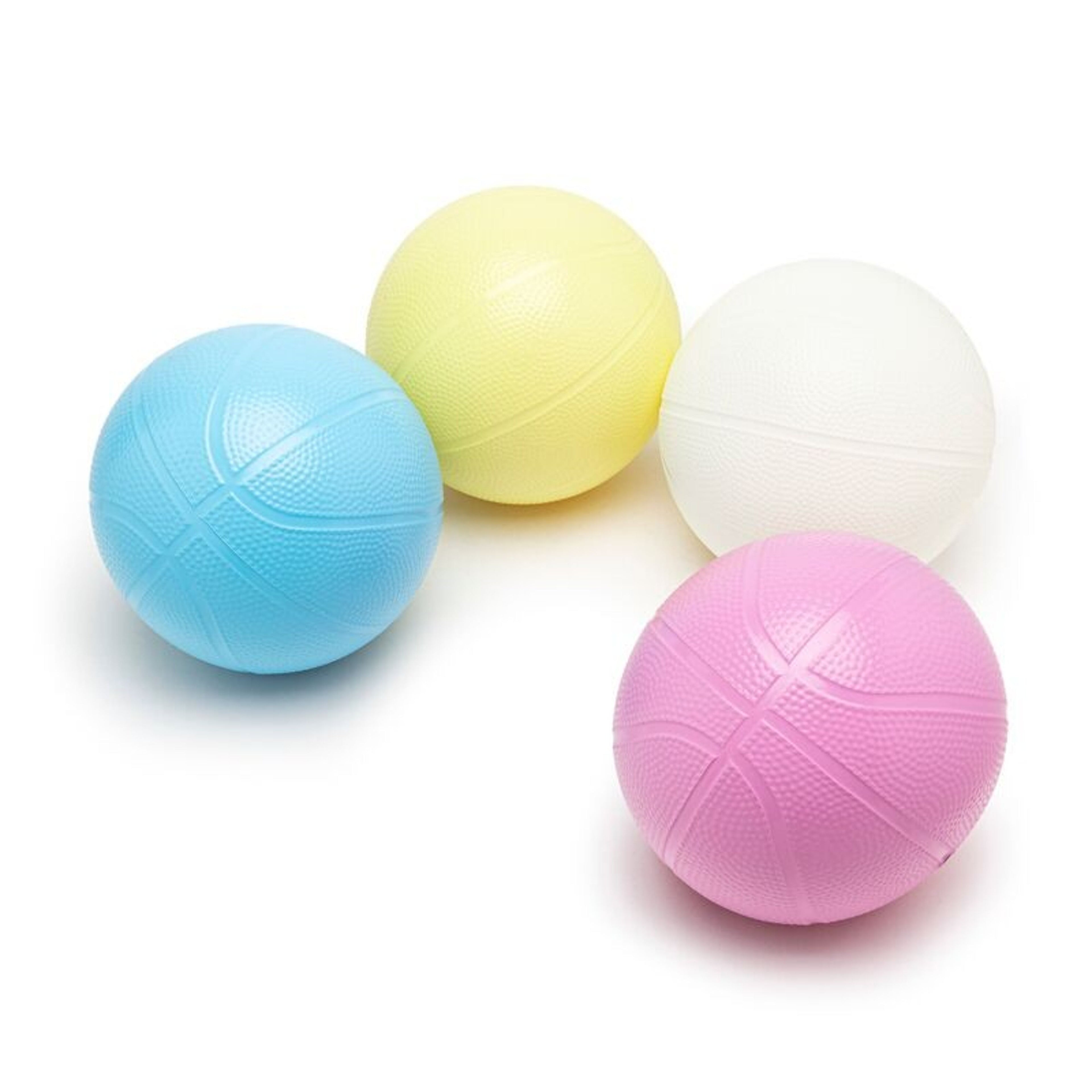Ballon basketball 18 cm – Jaune