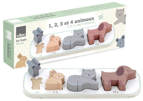 J'APPRENDS A COMPTER LES ANIMAUX - SARAH