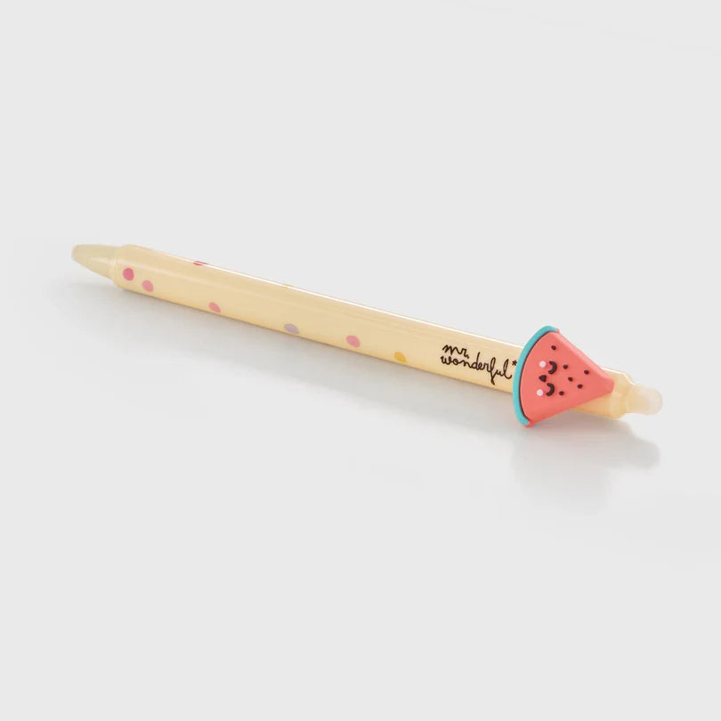 Stylo effaçable - Pastèque