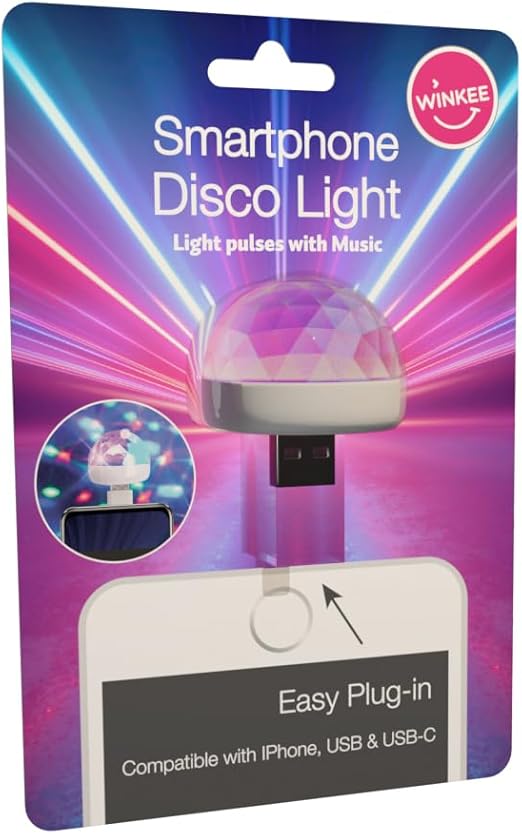 Boule disco pour téléphone portable - Winkee
