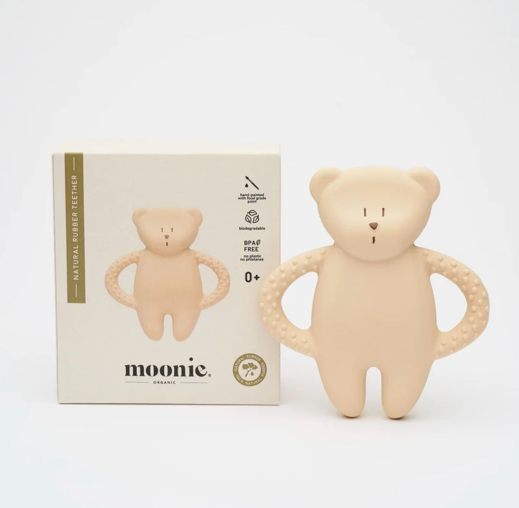 Jouet de dentition ours - sand nature - MOONIE