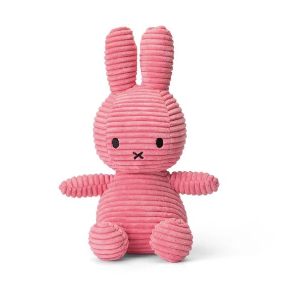 Miffy ECO Velours Côtelé 23cm - Rose Bubblegum