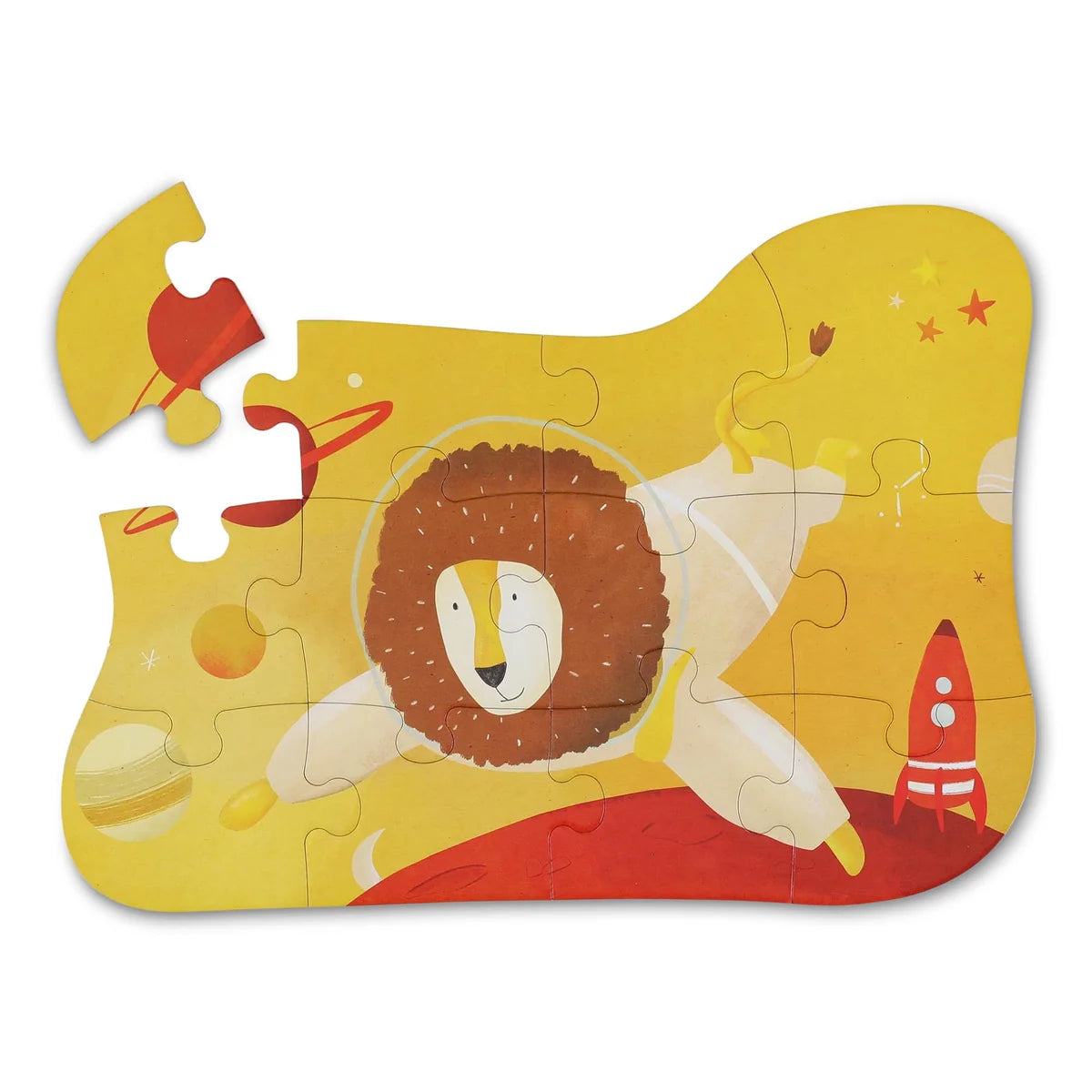 Puzzle à forme - Astronaute Mr. Lion - 12pcs