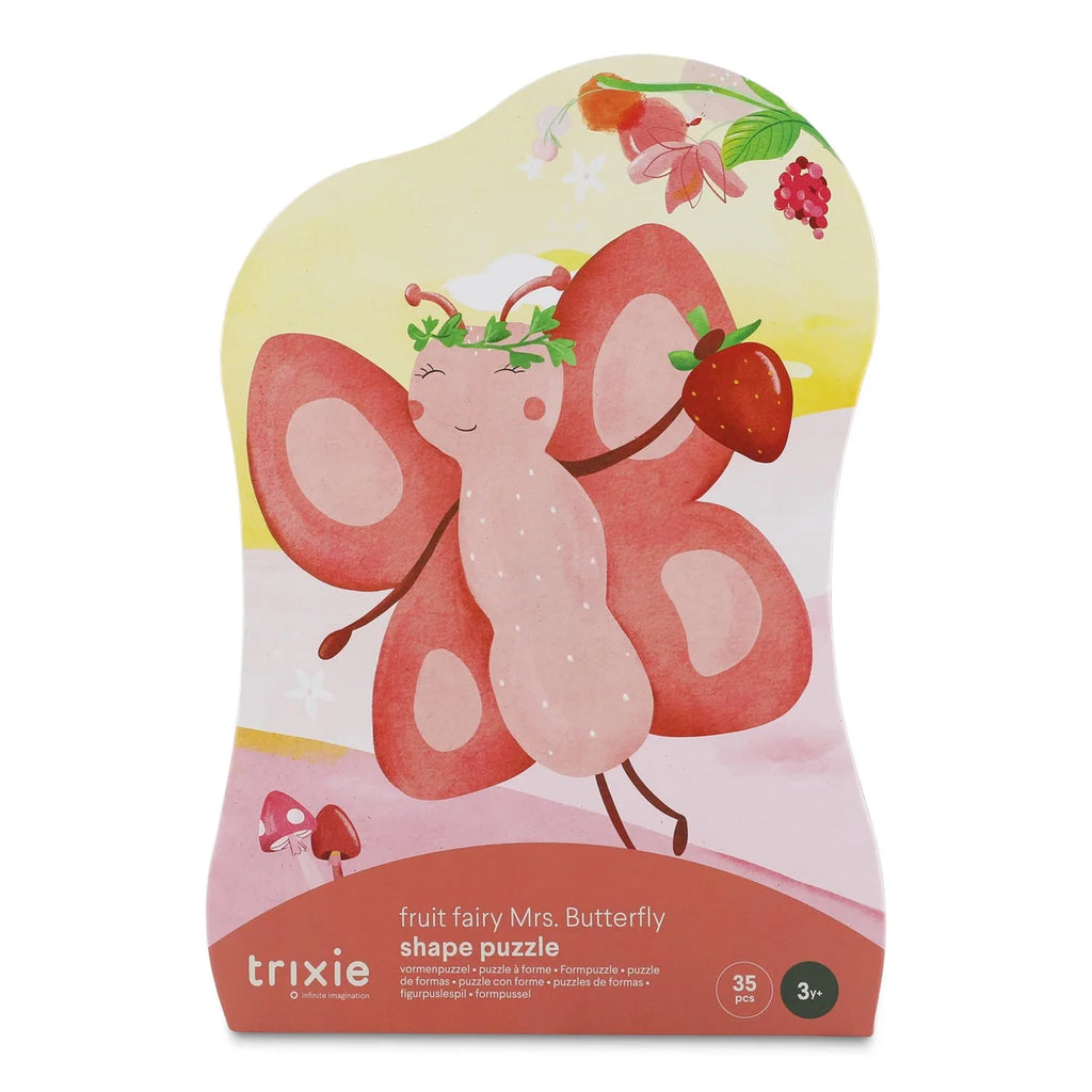 Puzzle à forme - Fée des fruits Mrs. Butterfly - 35pcs