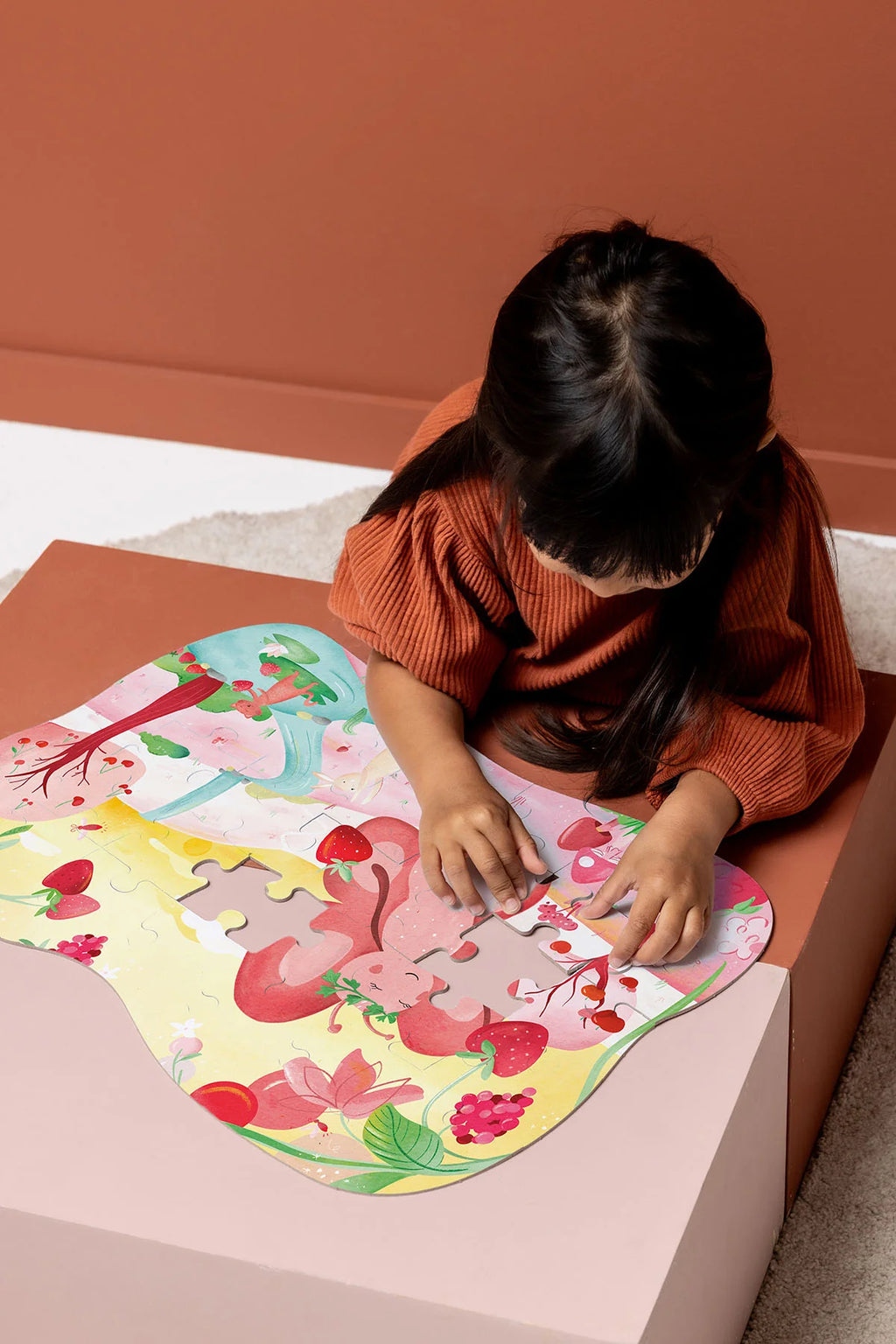 Puzzle à forme - Fée des fruits Mrs. Butterfly - 35pcs