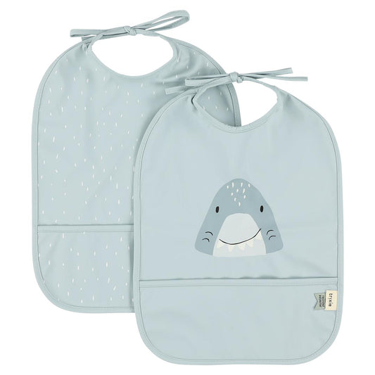 Lot de 2 bavoir imperméables - Mr. Requin