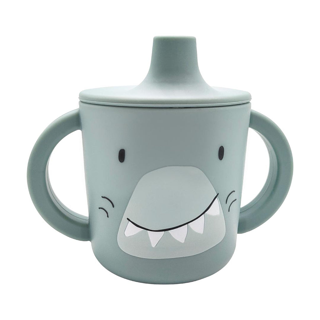 Tasse d'apprentissage en silicone - Mr. Requin