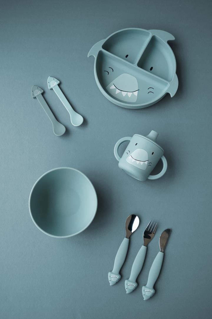 Tasse d'apprentissage en silicone - Mr. Requin