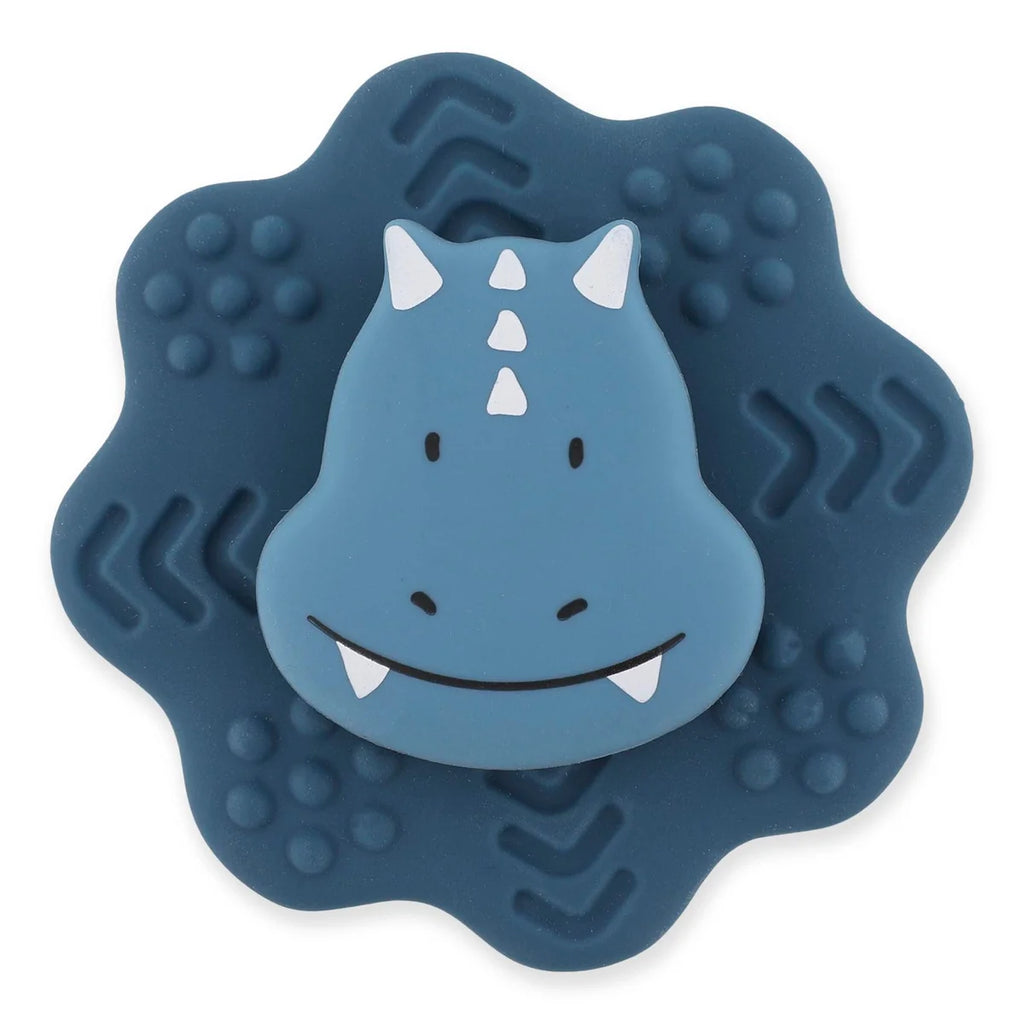 Jouet spinner à ventouse en silicone - Mr. Triceratops