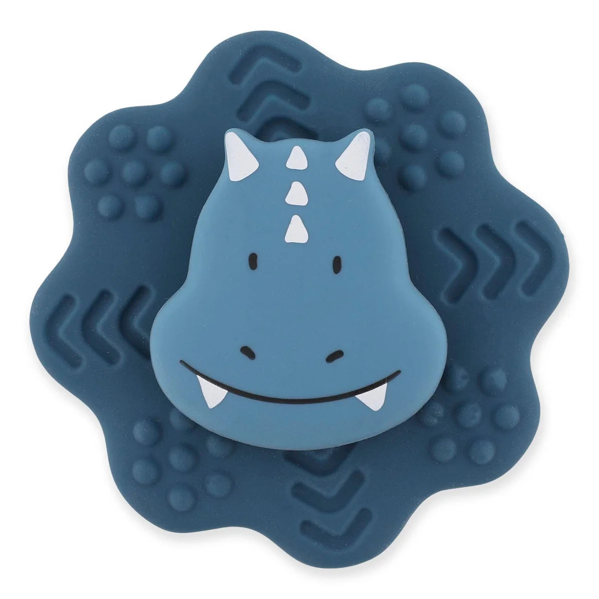 Jouet spinner à ventouse en silicone - Mr. Triceratops