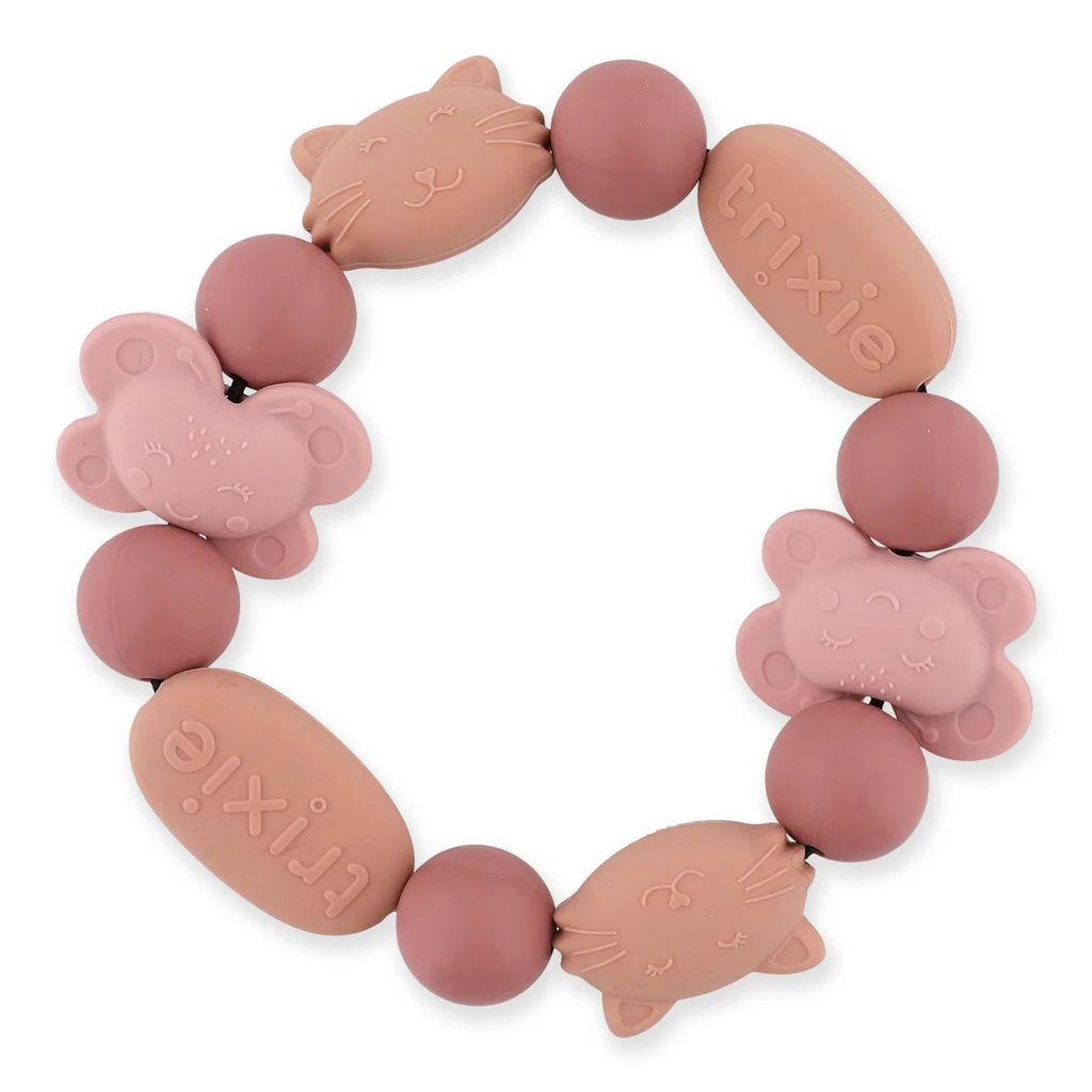Bracelet de dentition en silicone - Mrs. Cat & Mrs. Butterfly