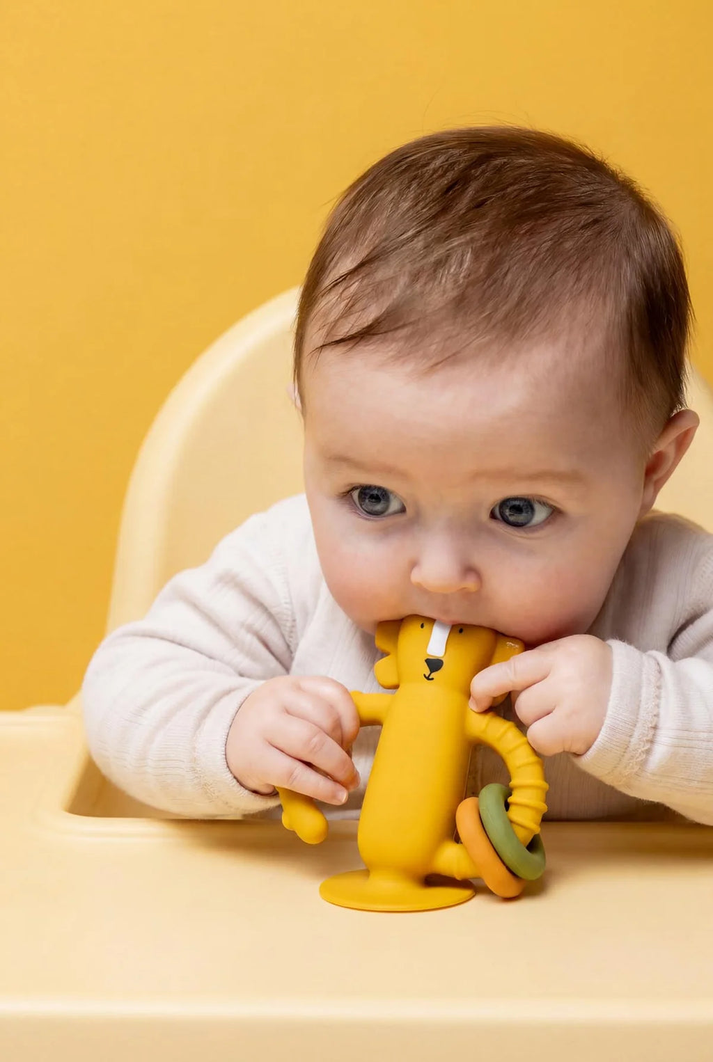Jouet sensoriel en silicone avec ventouse - Mr. Lion