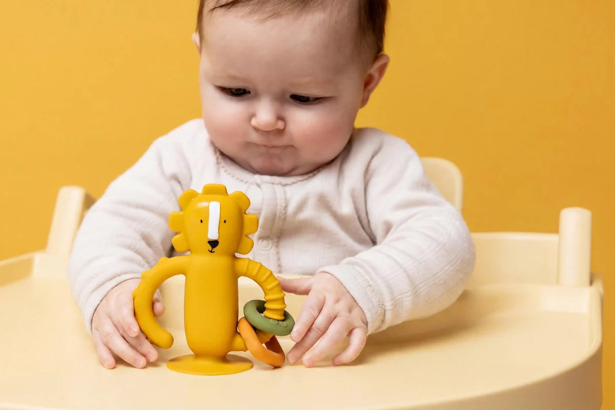 Jouet sensoriel en silicone avec ventouse - Mr. Lion
