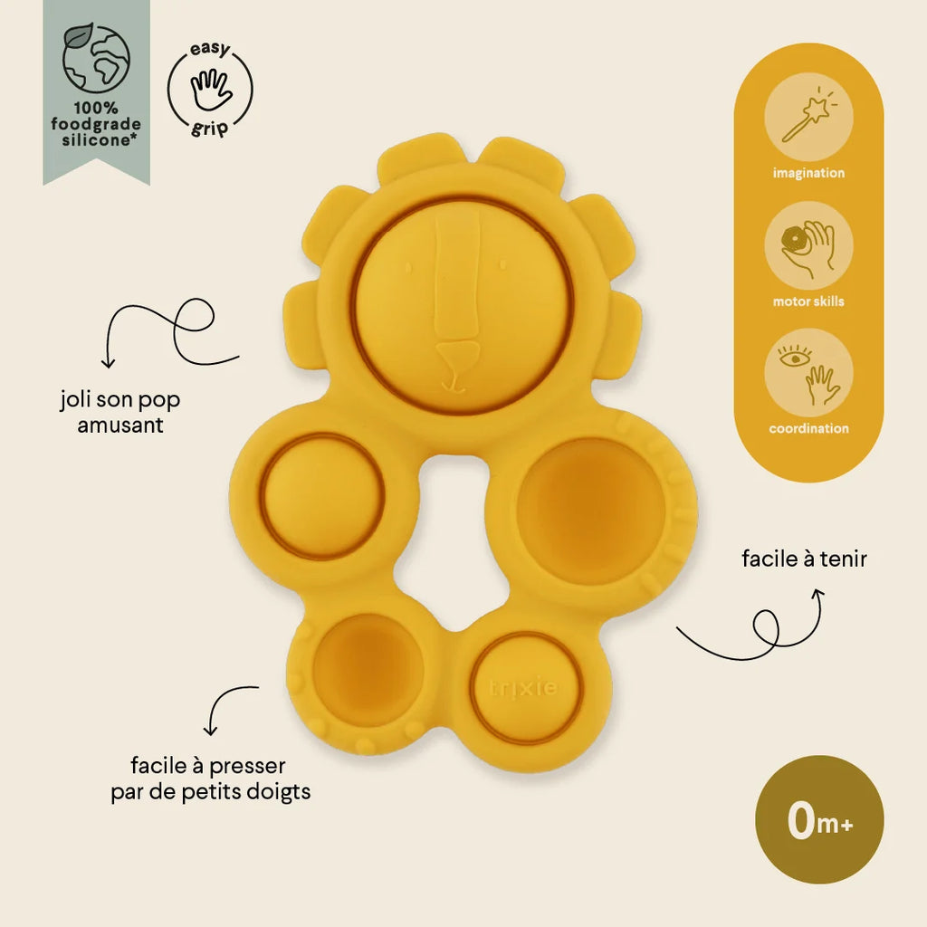 Jouet pop-it en silicone - Mr. Lion