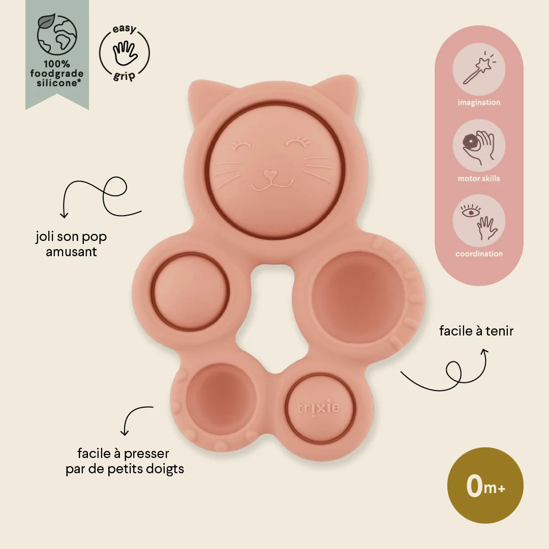 Jouet pop-it en silicone - Mrs. Cat