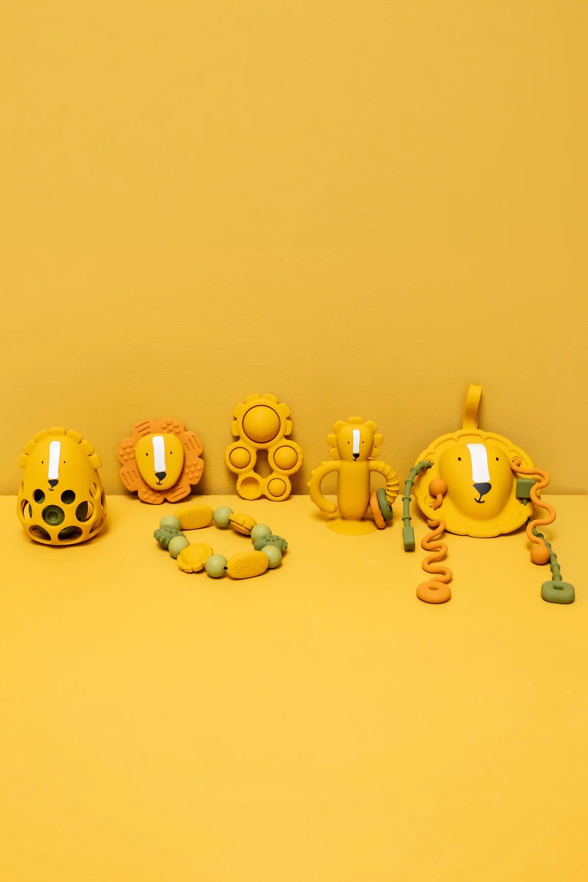 Jouet sensoriel à tirer en silicone - Mr. Lion