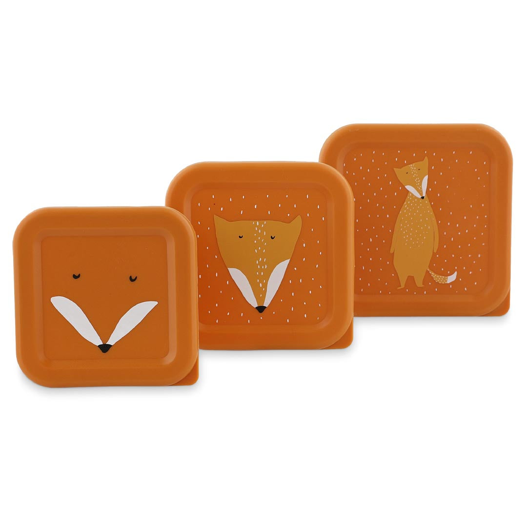 Boîtes à goûter - 3 pièces - Mr. Renard