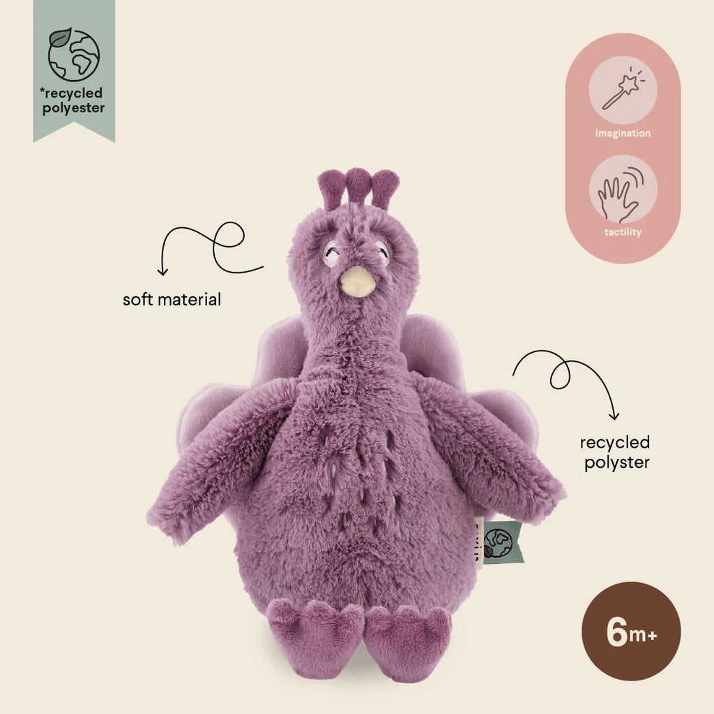 Animal en peluche - bébé - Mrs. Peacock