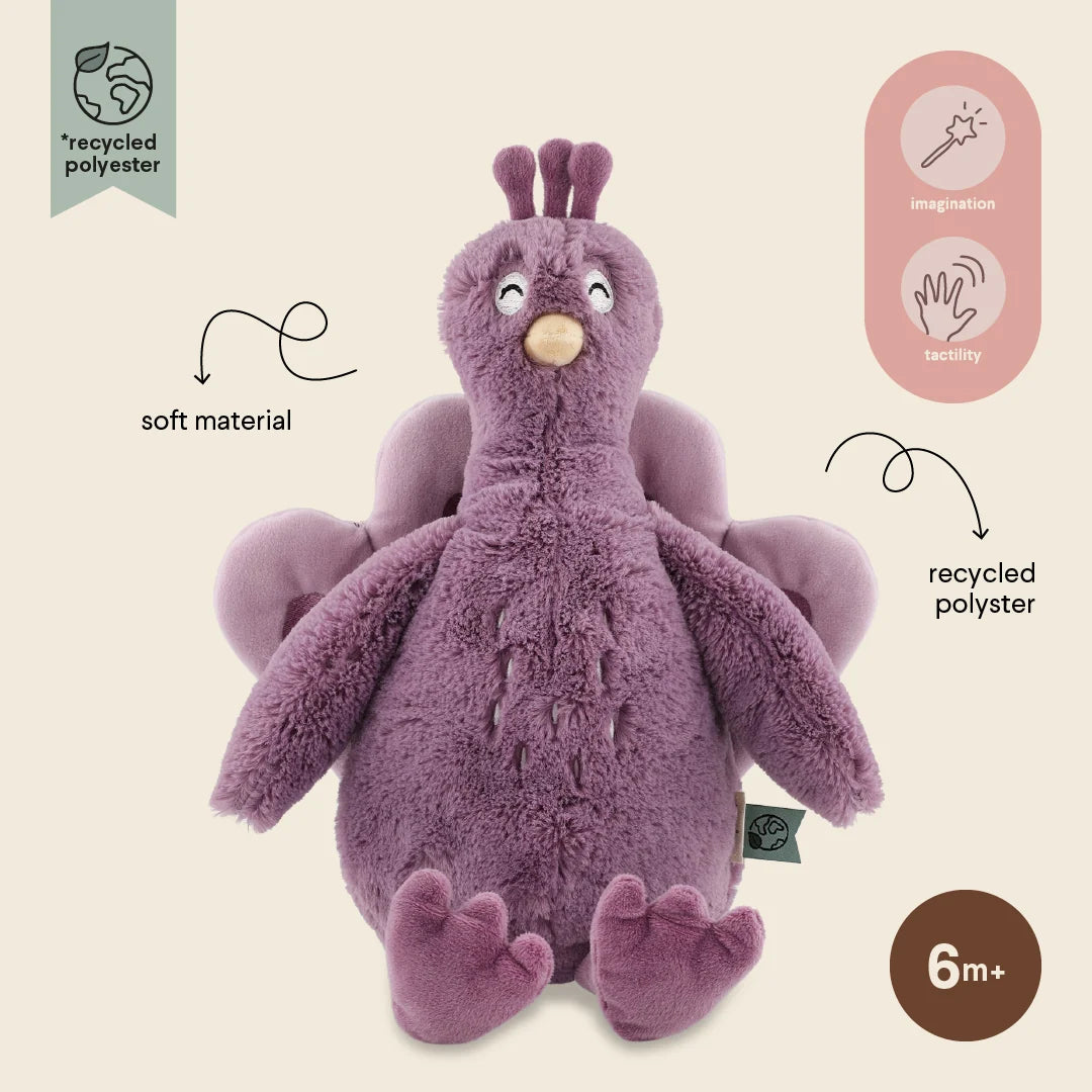 Animal en peluche - Mrs. Peacock