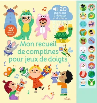 RECUEIL DE COMPTINES POUR JEUX DE DOIGTS