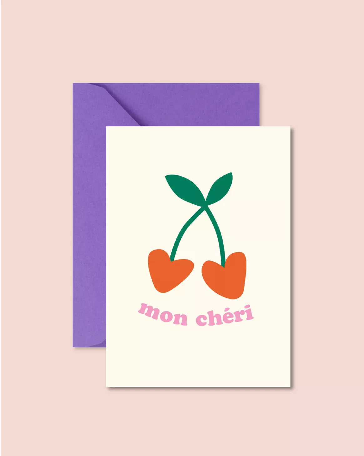 Carte "Love" - Mon chéri - (avec enveloppe)