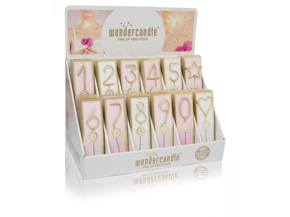 Assortment - Gold - Piece gold - 144 Wondercandle® classic