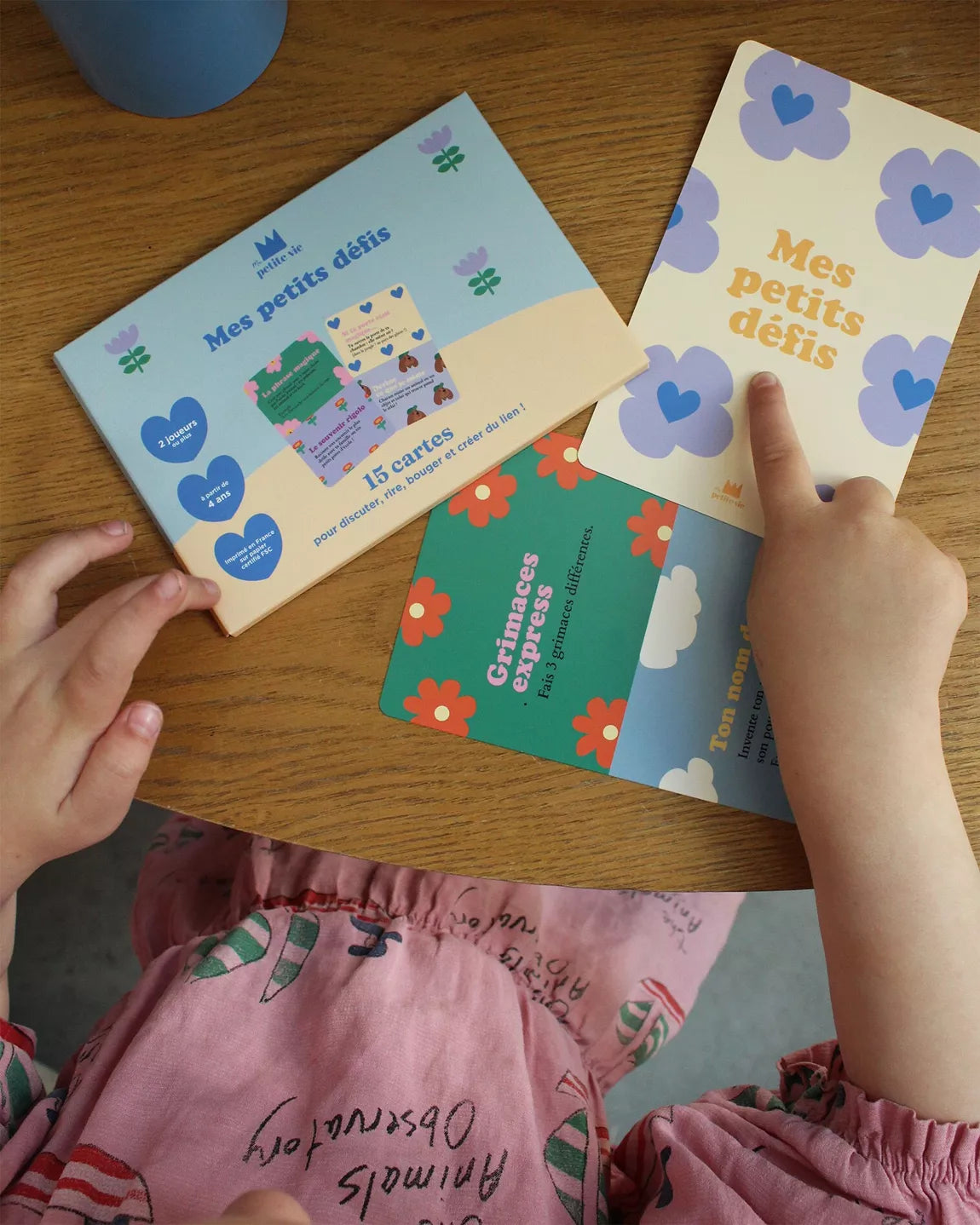 Jeu de cartes "Mes Petits défis" : 15 cartes pour discuter, rire, bouger et créer du lien