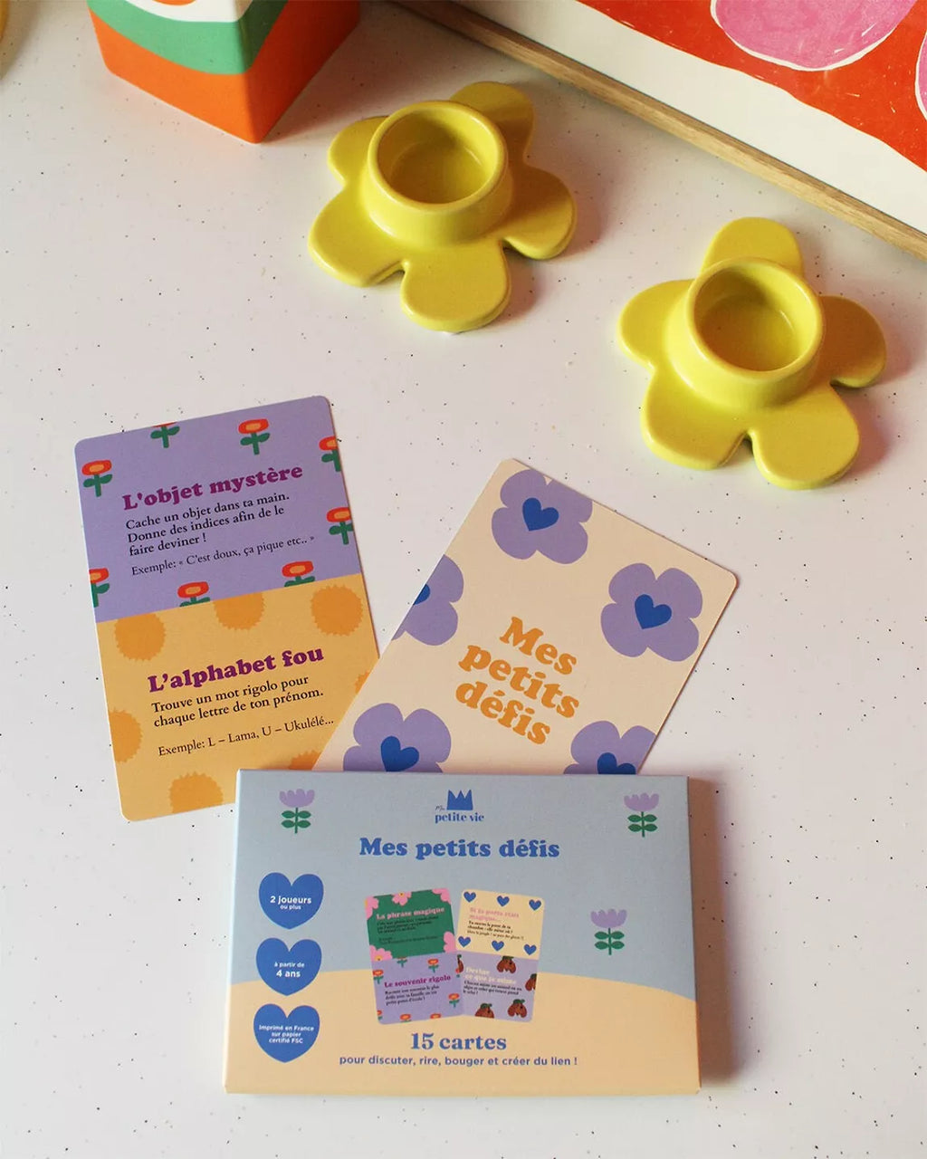 Jeu de cartes "Mes Petits défis" : 15 cartes pour discuter, rire, bouger et créer du lien