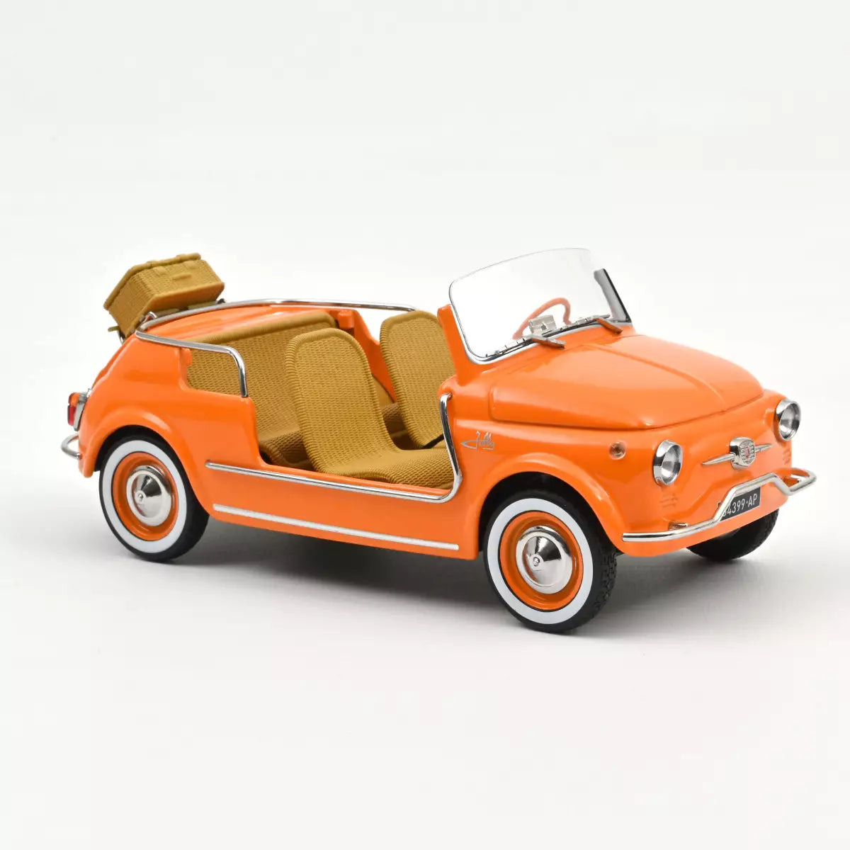 Fiat 500 Jolly 1965 Orange 1/18
