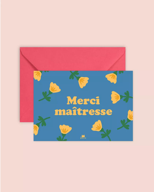 Carte - Merci maîtresse