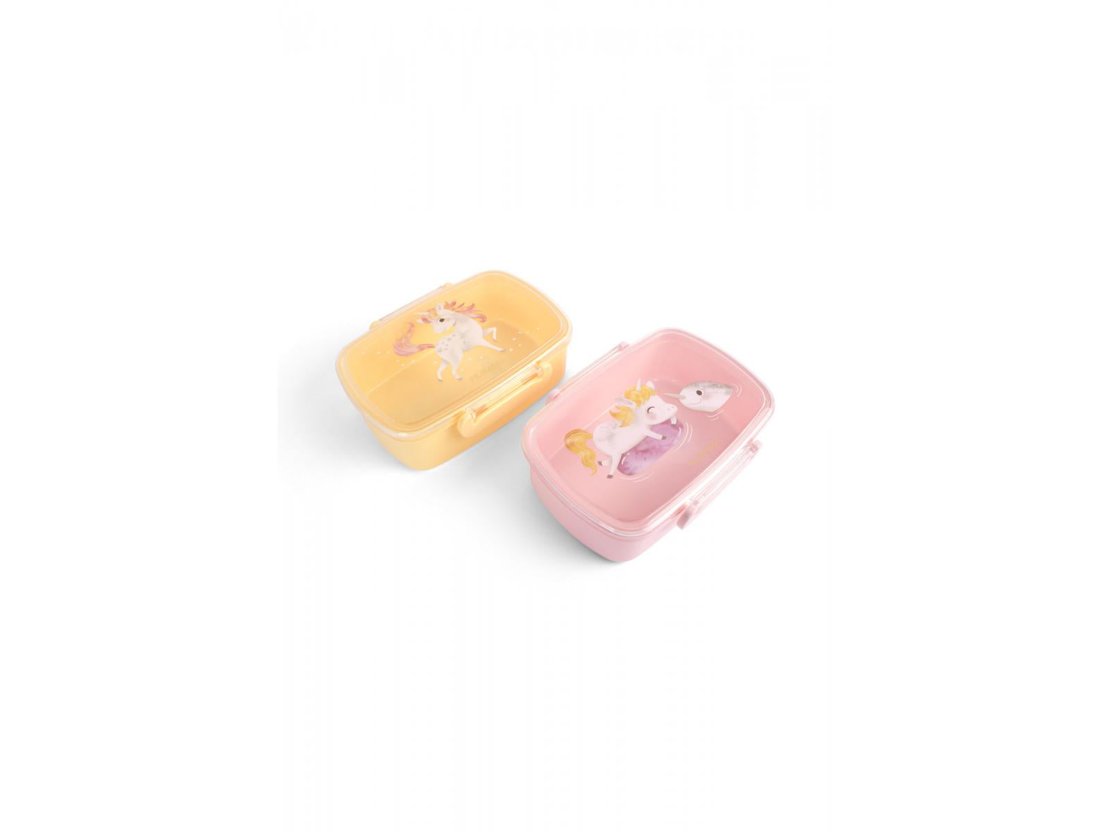 Lunch box – set de 2 – La plage des licornes