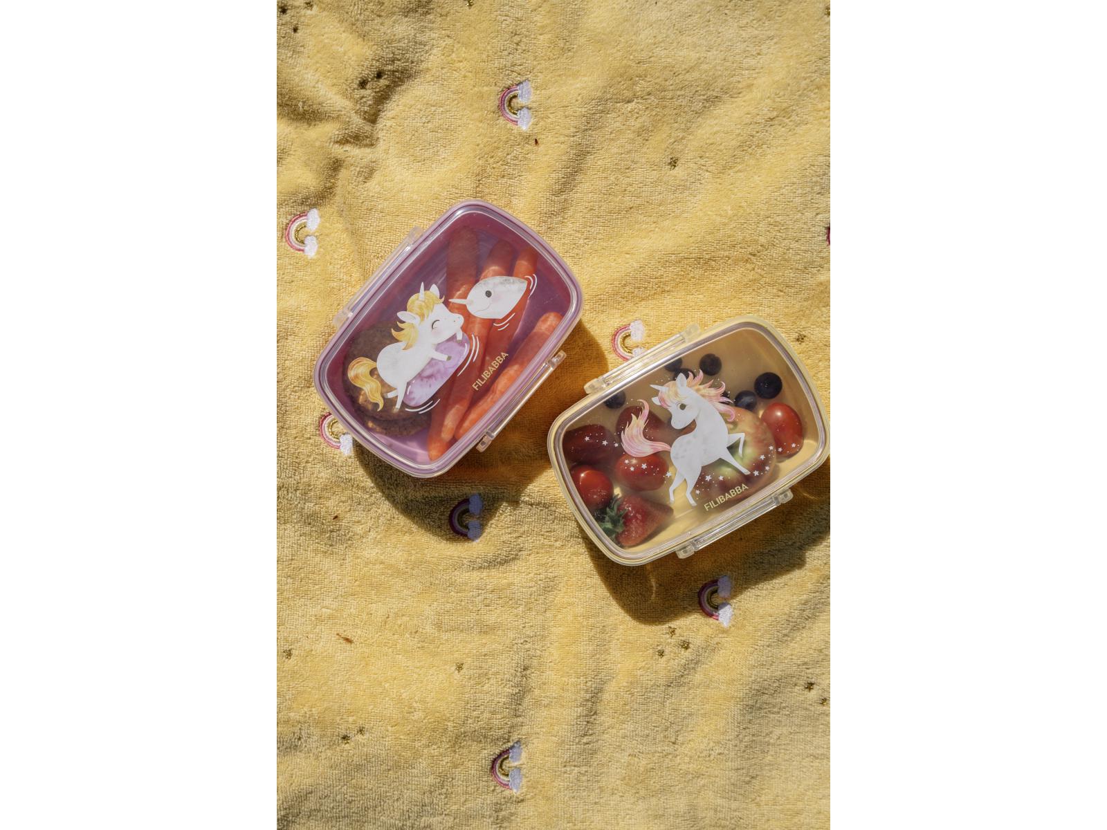 Lunch box – set de 2 – La plage des licornes