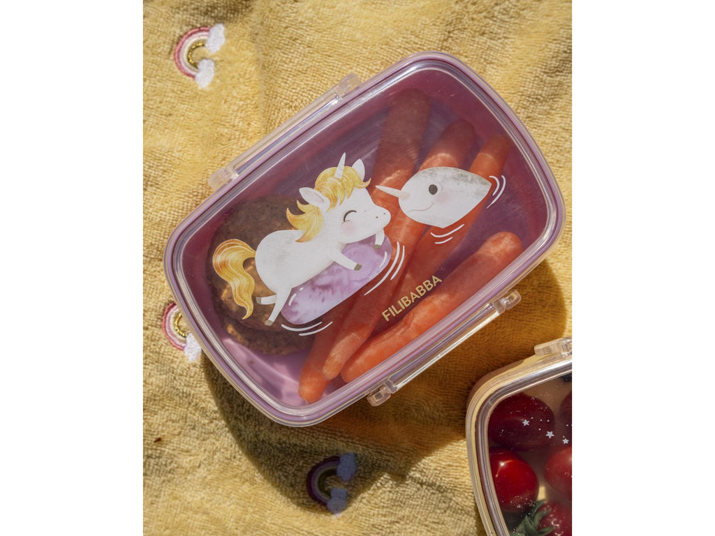Lunch box – set de 2 – La plage des licornes