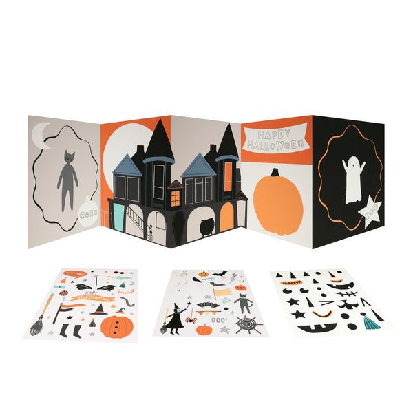 Ensemble de jeux d'autocollants d'Halloween