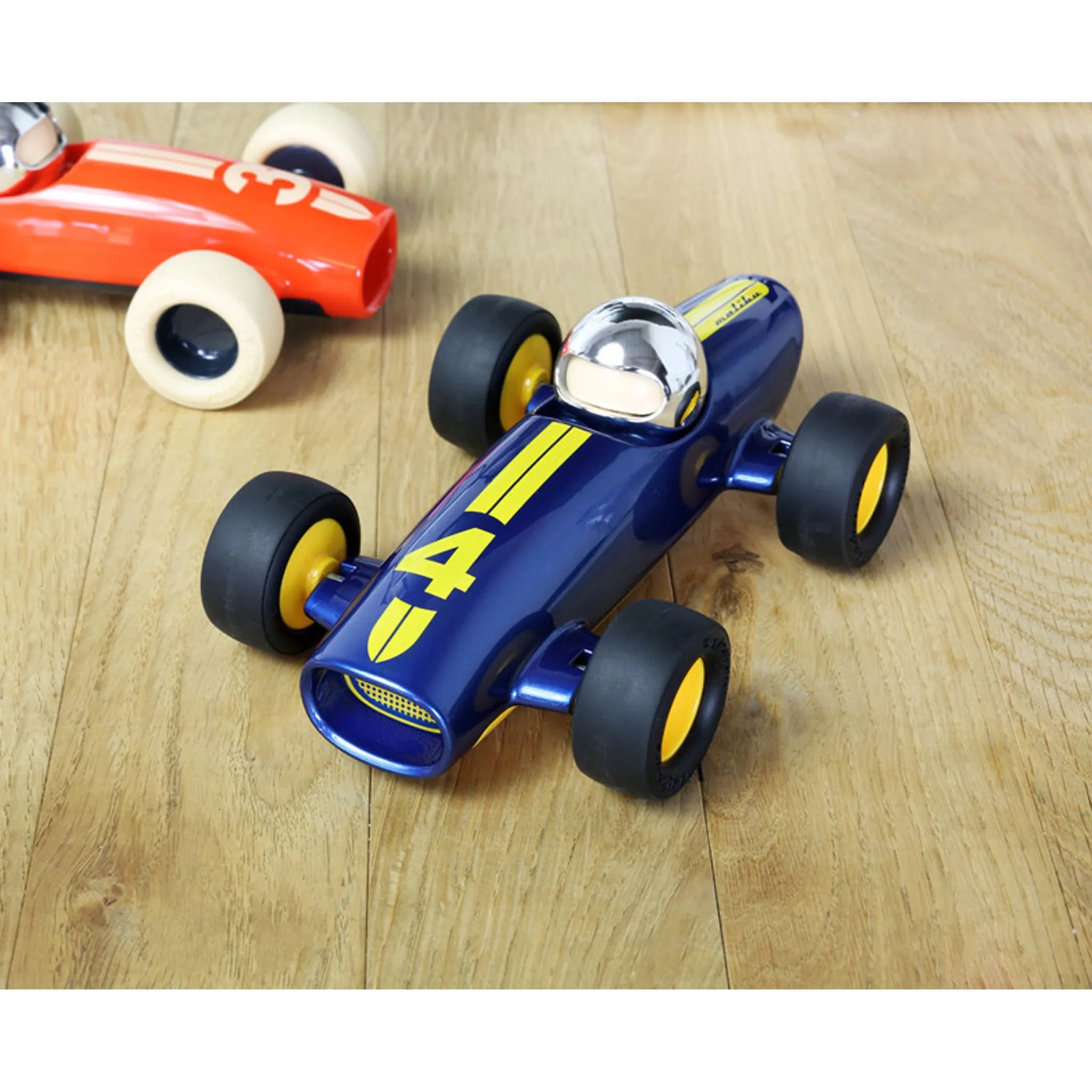 Playforever - Voiture Verve Malibu Lucas - Bleu/Jaune - L.16,5cm