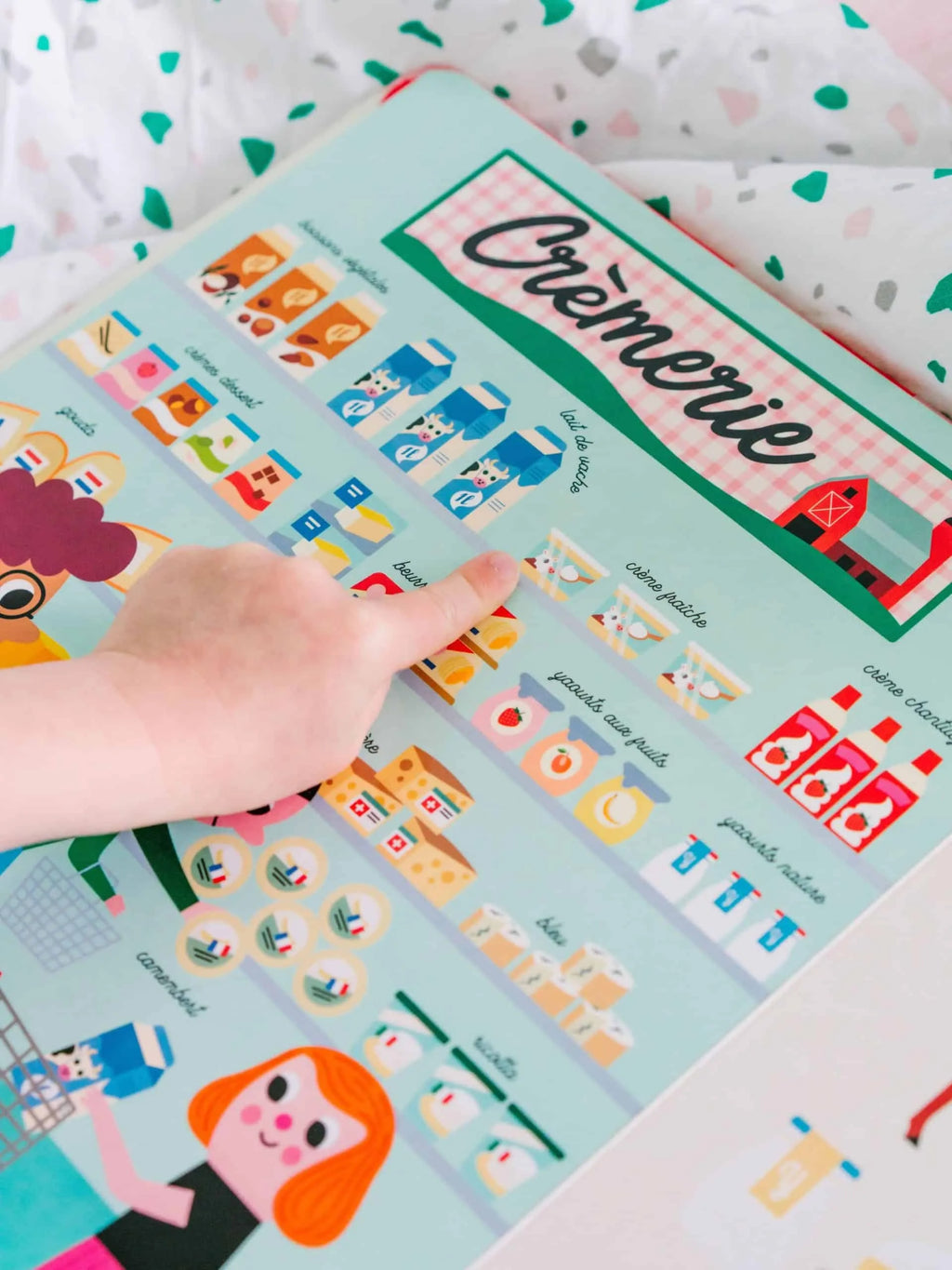 Livre éducatif pour enfants - Ma grande épicerie