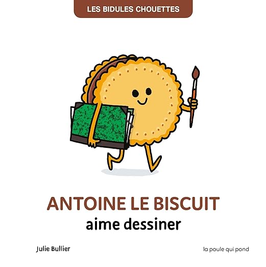 ANTOINE le biscuit aime dessiner