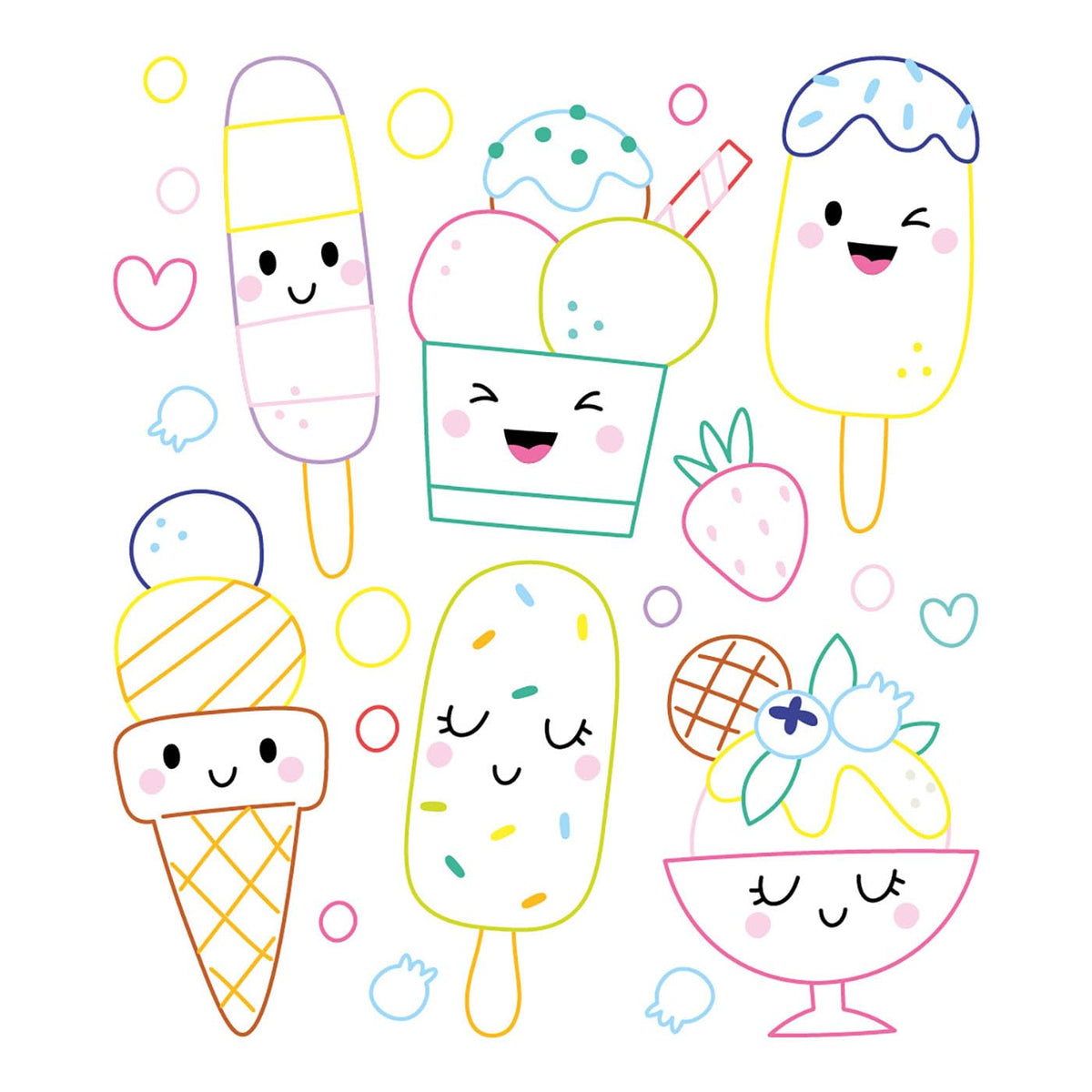 Mes jolis colos - vacances et gourmandises kawaii
