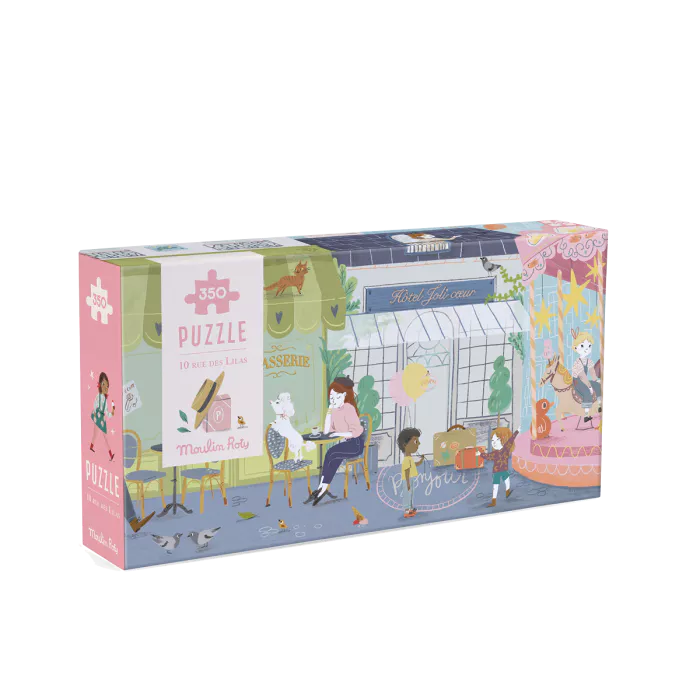 Puzzle - 10 rue des lilas (350 pcs)
