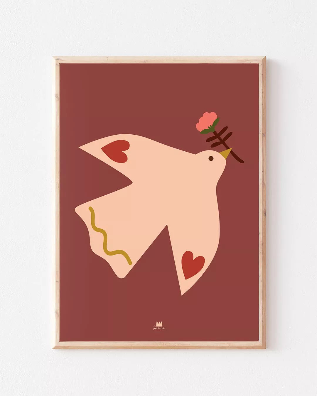Grande Affiche - L'Oiseau Fleur  (50 x 70 cm)