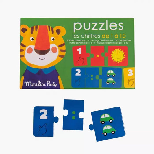 Puzzle chiffres 1 à 10