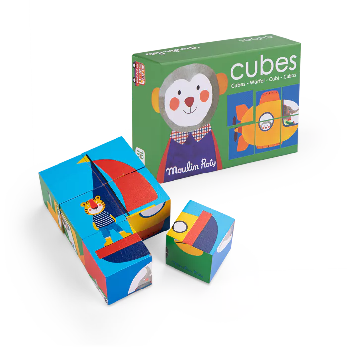 Puzzle 6 cubes - LES POPIPOP