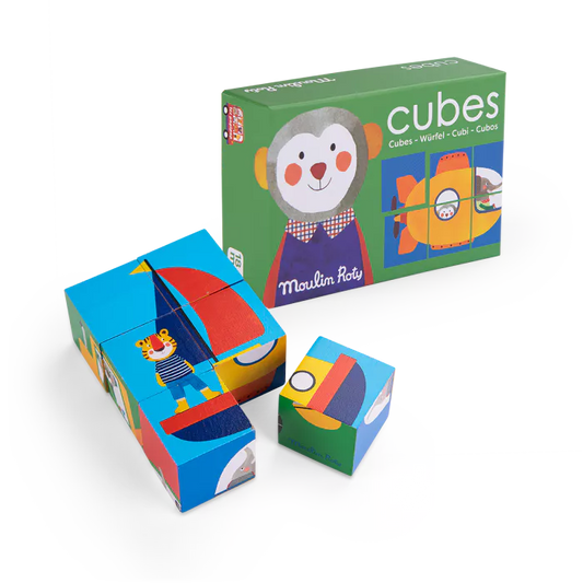 Puzzle 6 cubes - LES POPIPOP