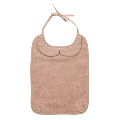 Grand bavoir bambou et gaze mocha - BB&Co