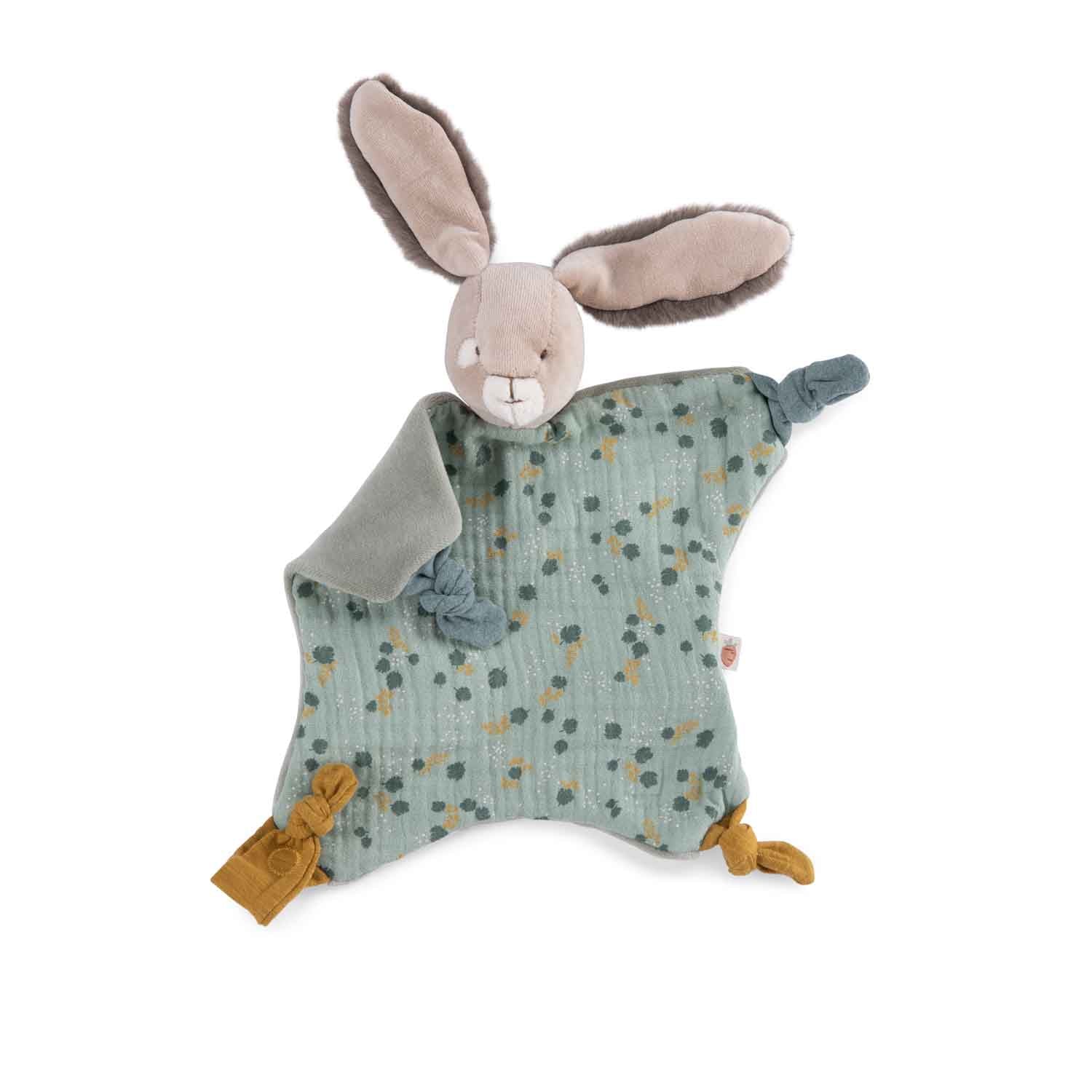 Doudou lapin sauge Trois petits lapins
