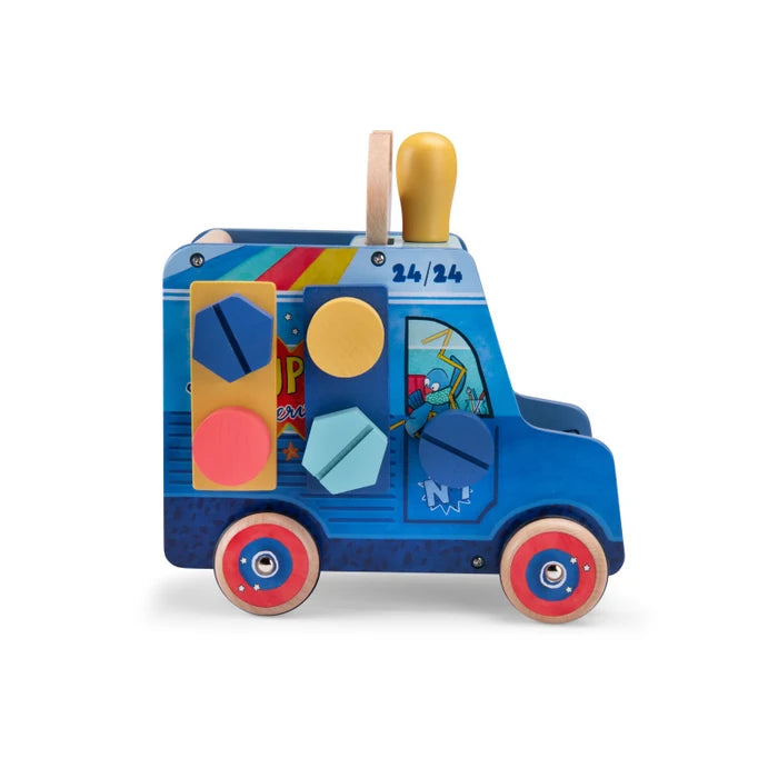 Camionnette d'activités bricoleur Puce & Pilou