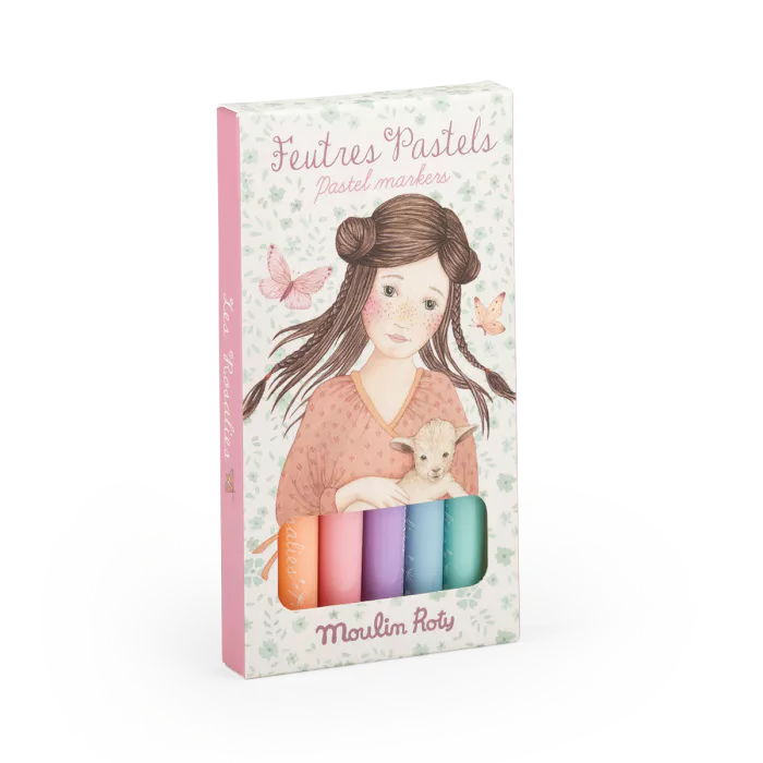 6 feutres pastels - Les rosalies